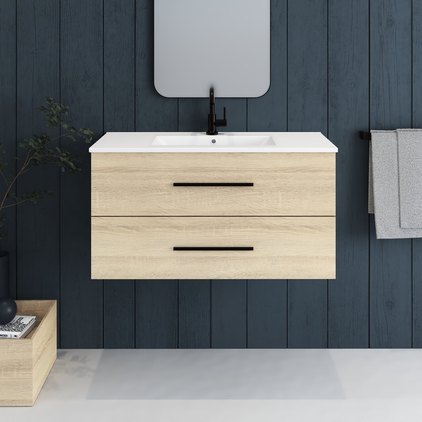 Napa 36" Bathroom Vanity with integrated counter top