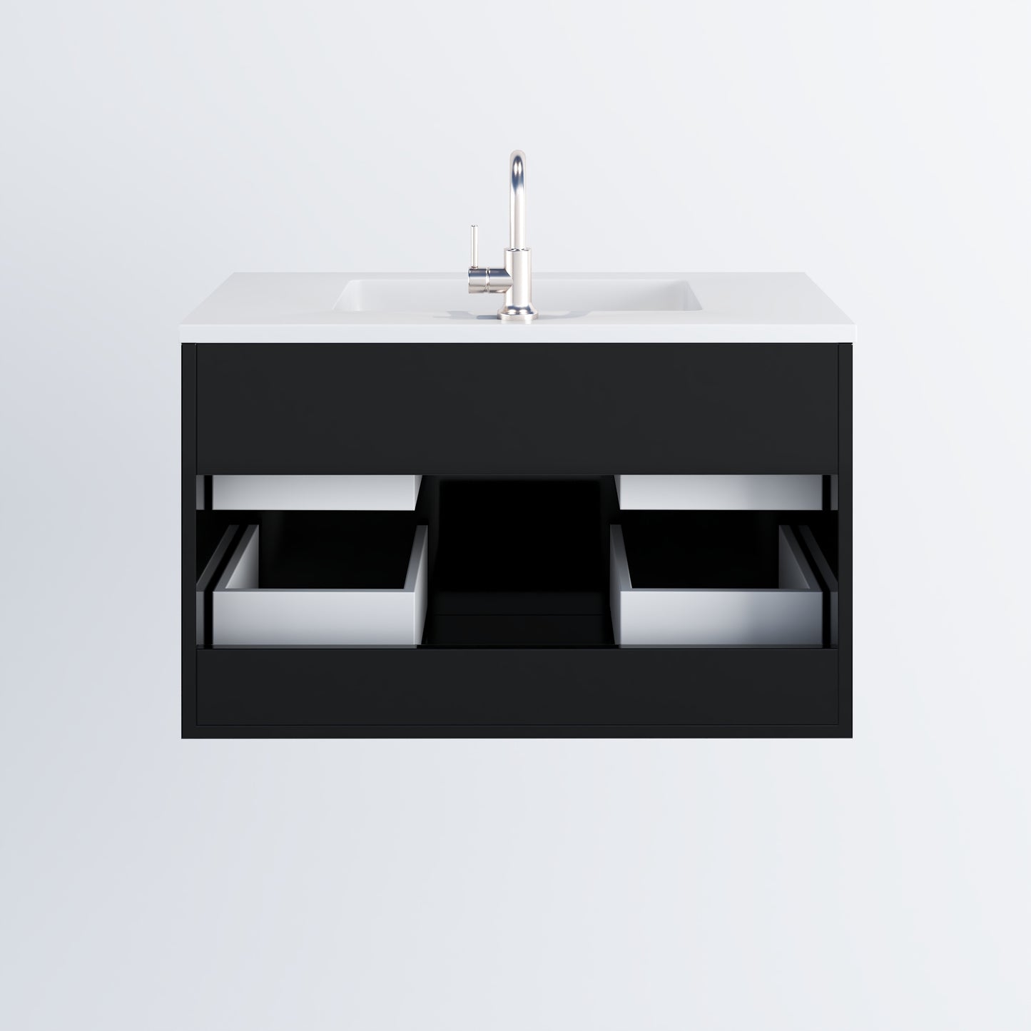Napa 36" Bathroom Vanity with integrated counter top