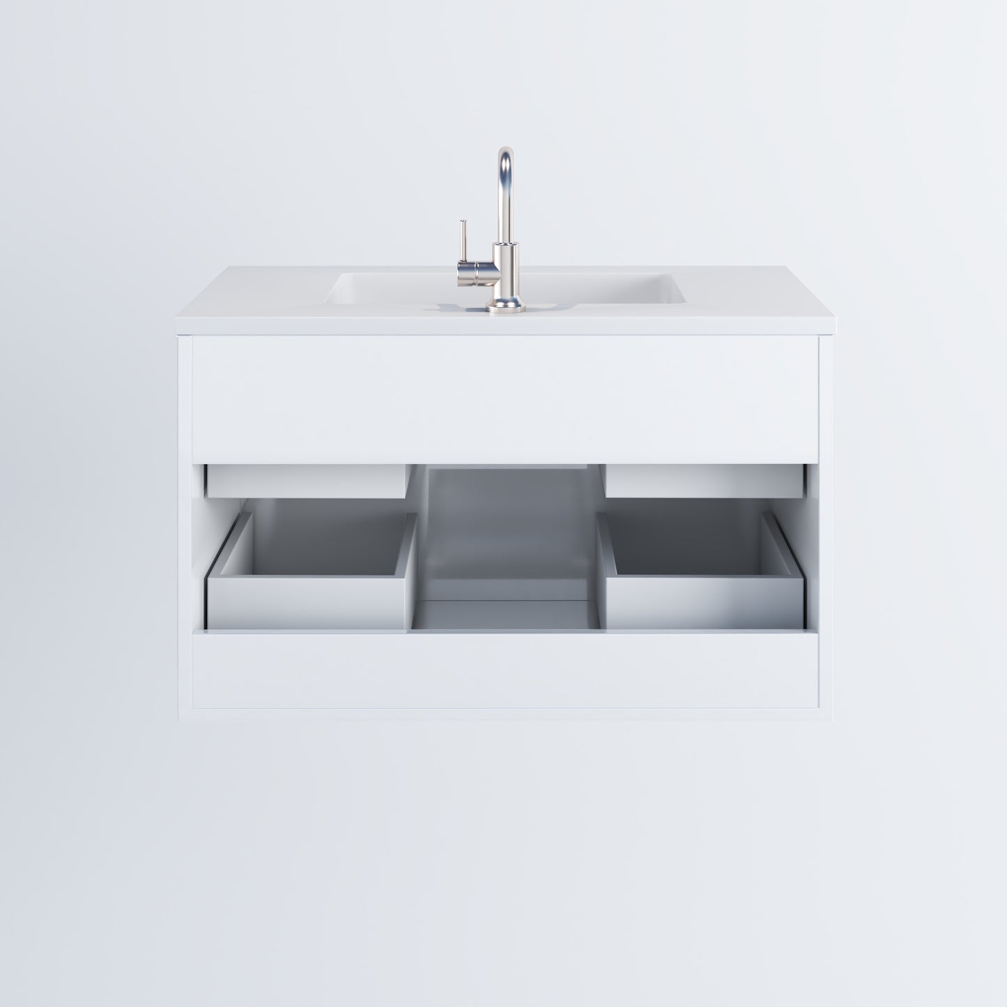 Napa 36" Bathroom Vanity with integrated counter top