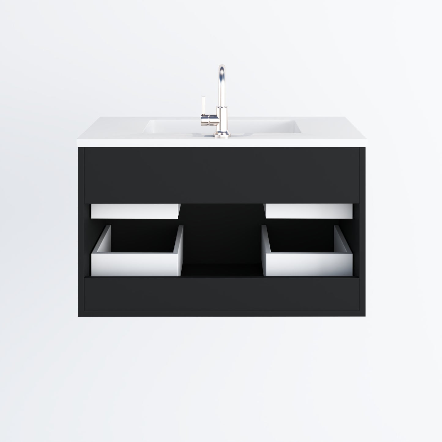 Napa 36" Bathroom Vanity with integrated counter top