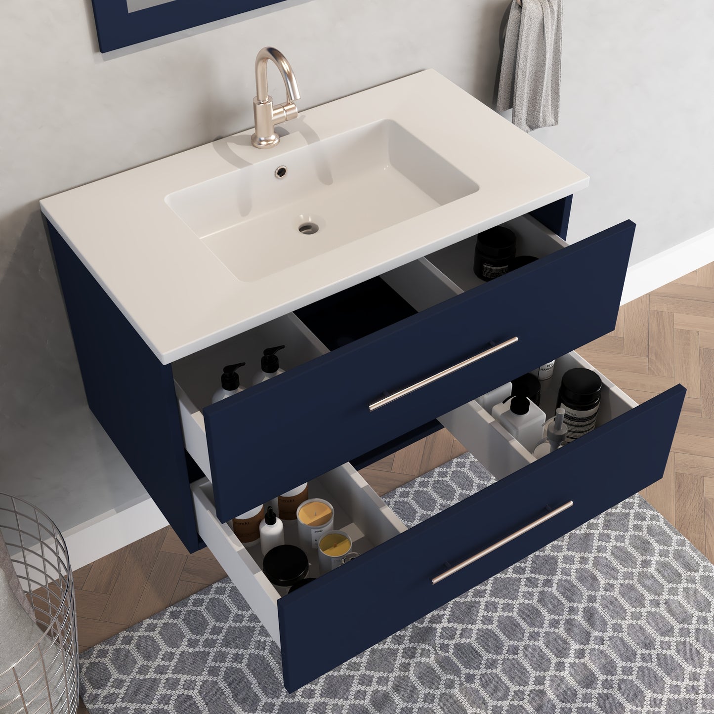 Napa 36" Bathroom Vanity with integrated counter top