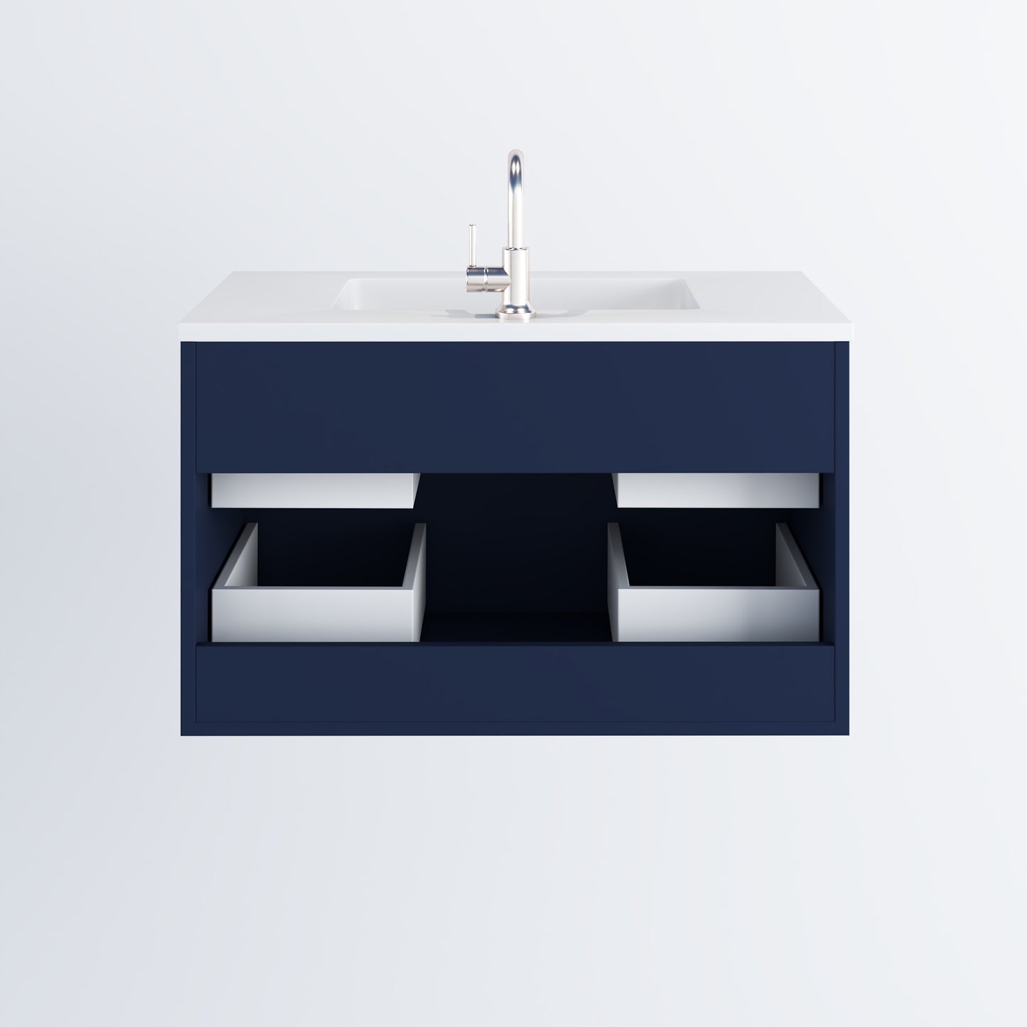 Napa 36" Bathroom Vanity with integrated counter top