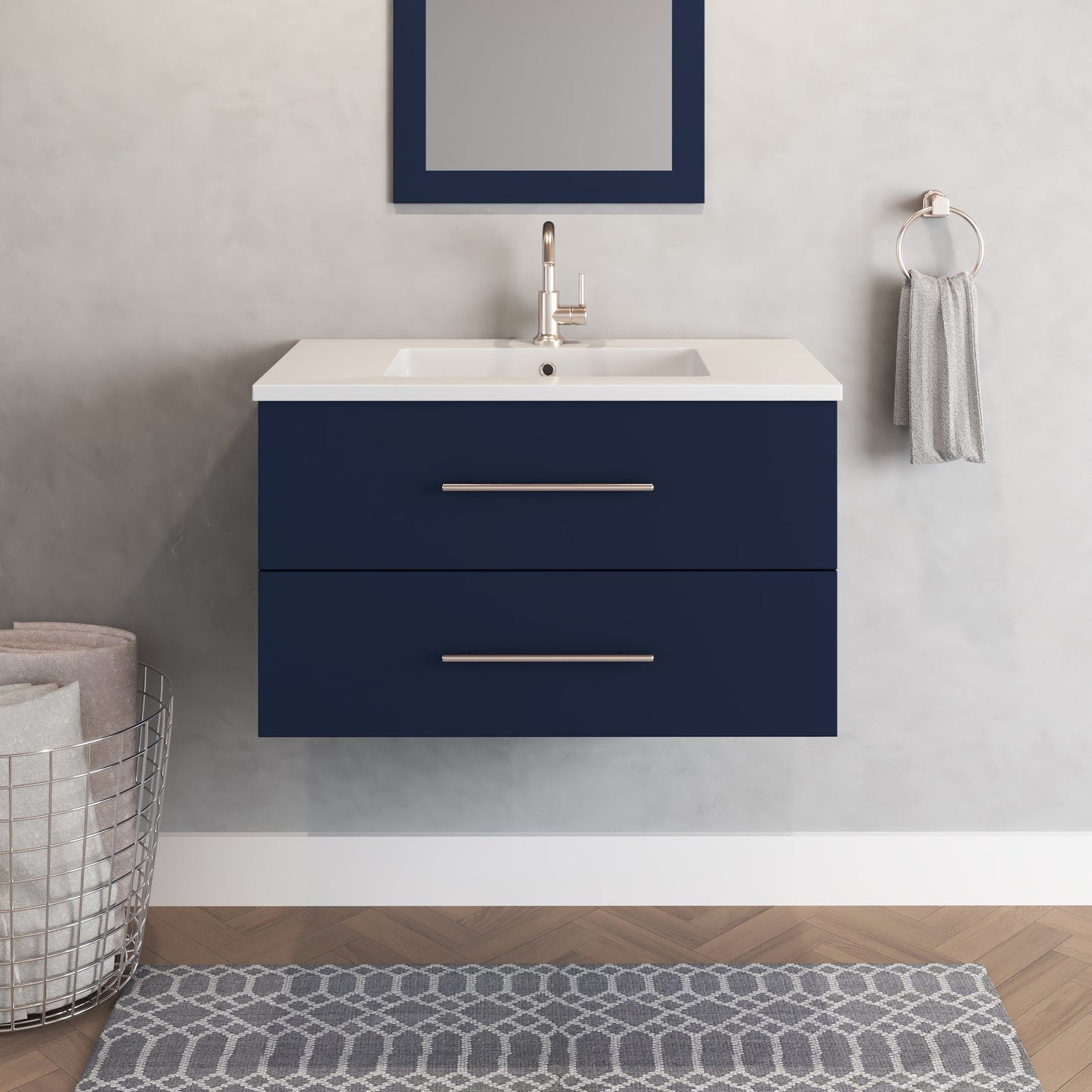 Napa 36" Bathroom Vanity with integrated counter top