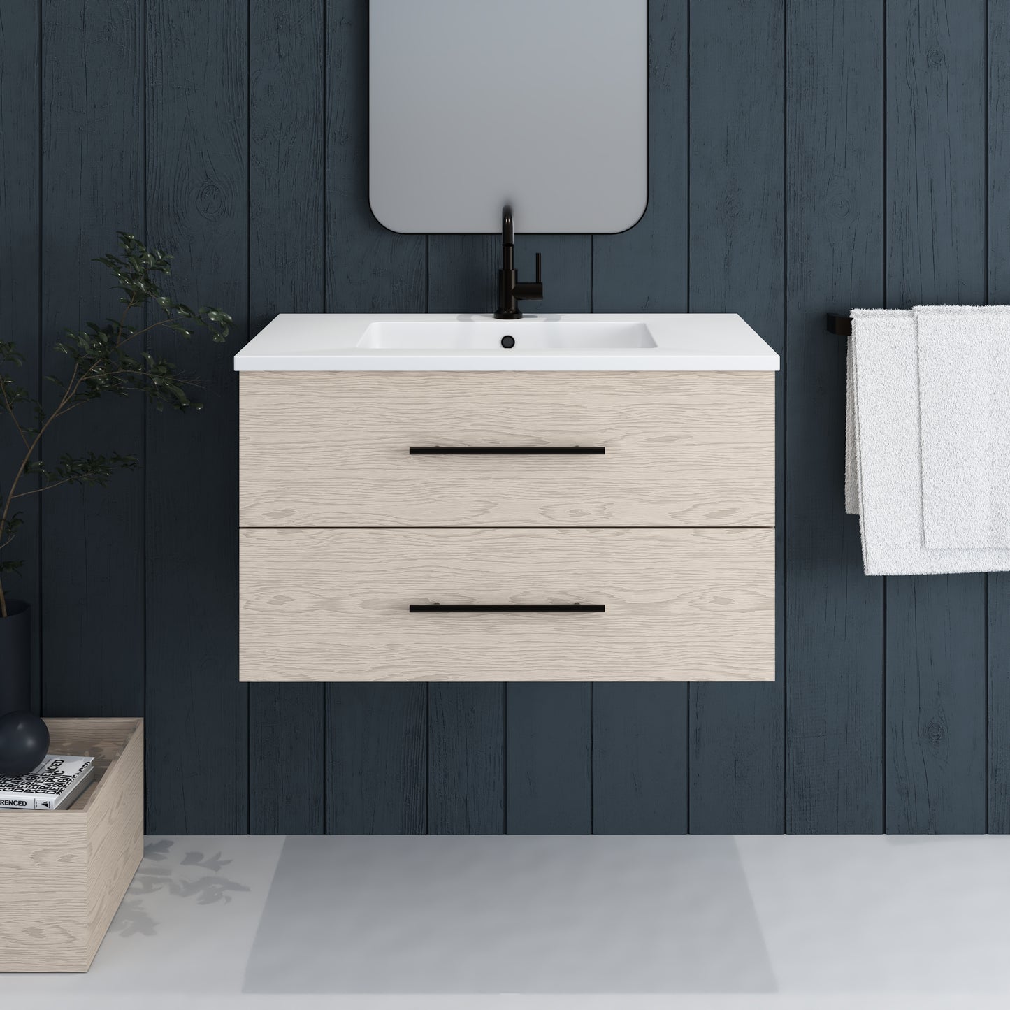 Napa 36" Bathroom Vanity with integrated counter top