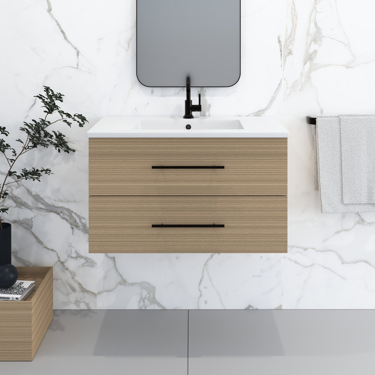 Napa 36" Bathroom Vanity with integrated counter top