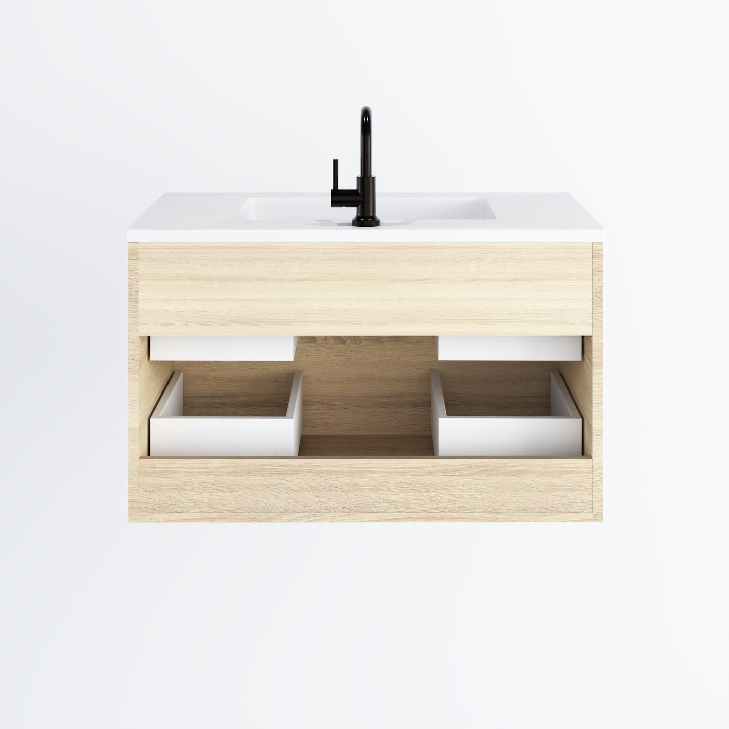 Napa 36" Bathroom Vanity with integrated counter top