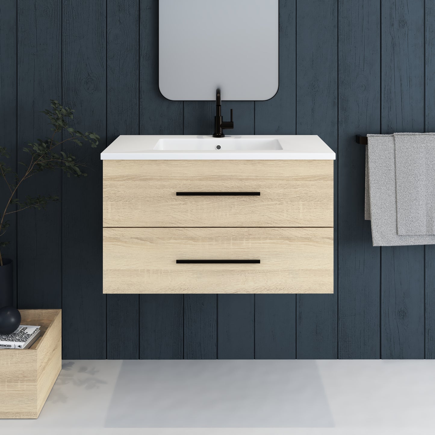 Napa 36" Bathroom Vanity with integrated counter top