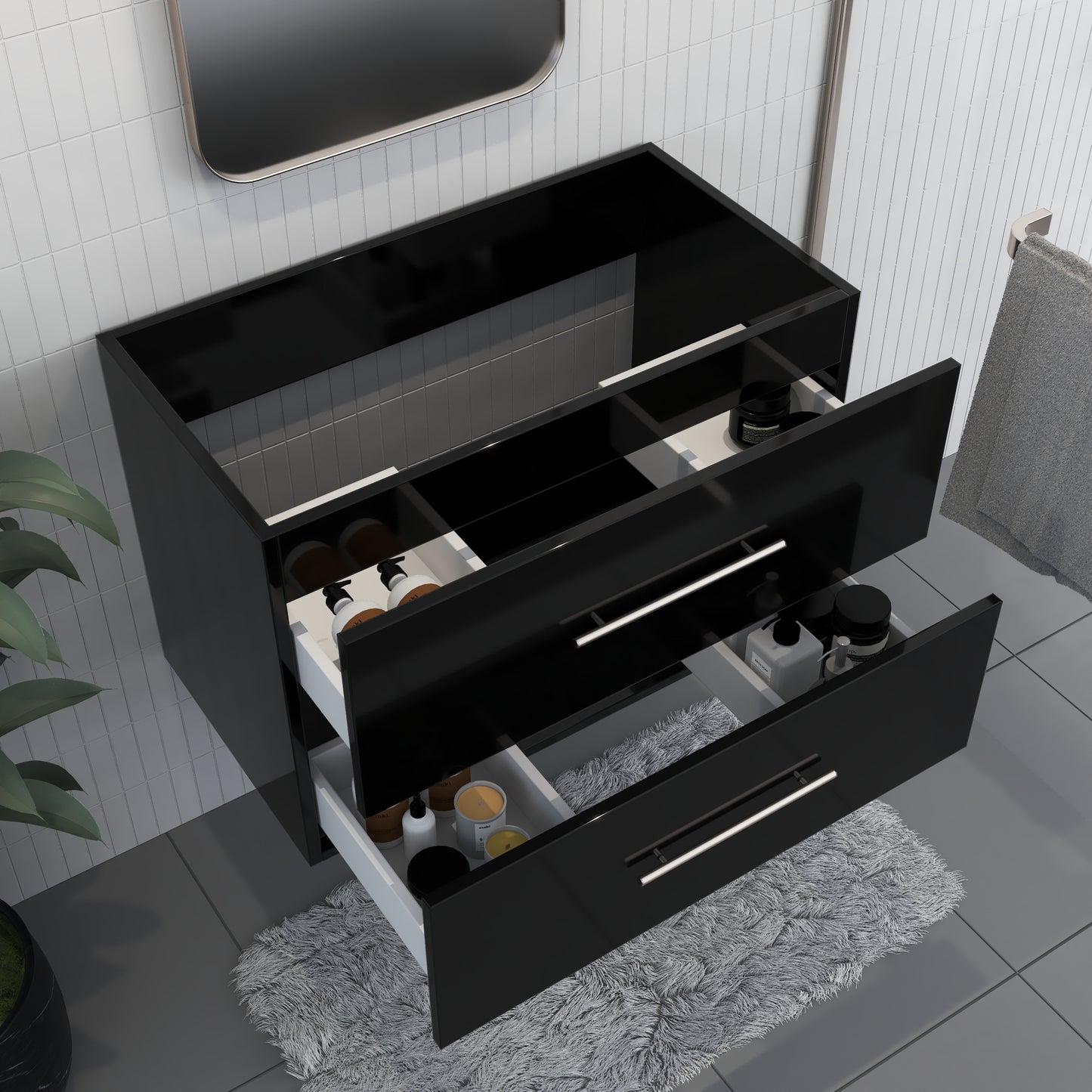 Napa 36" Bathroom Vanity Cabinet Only