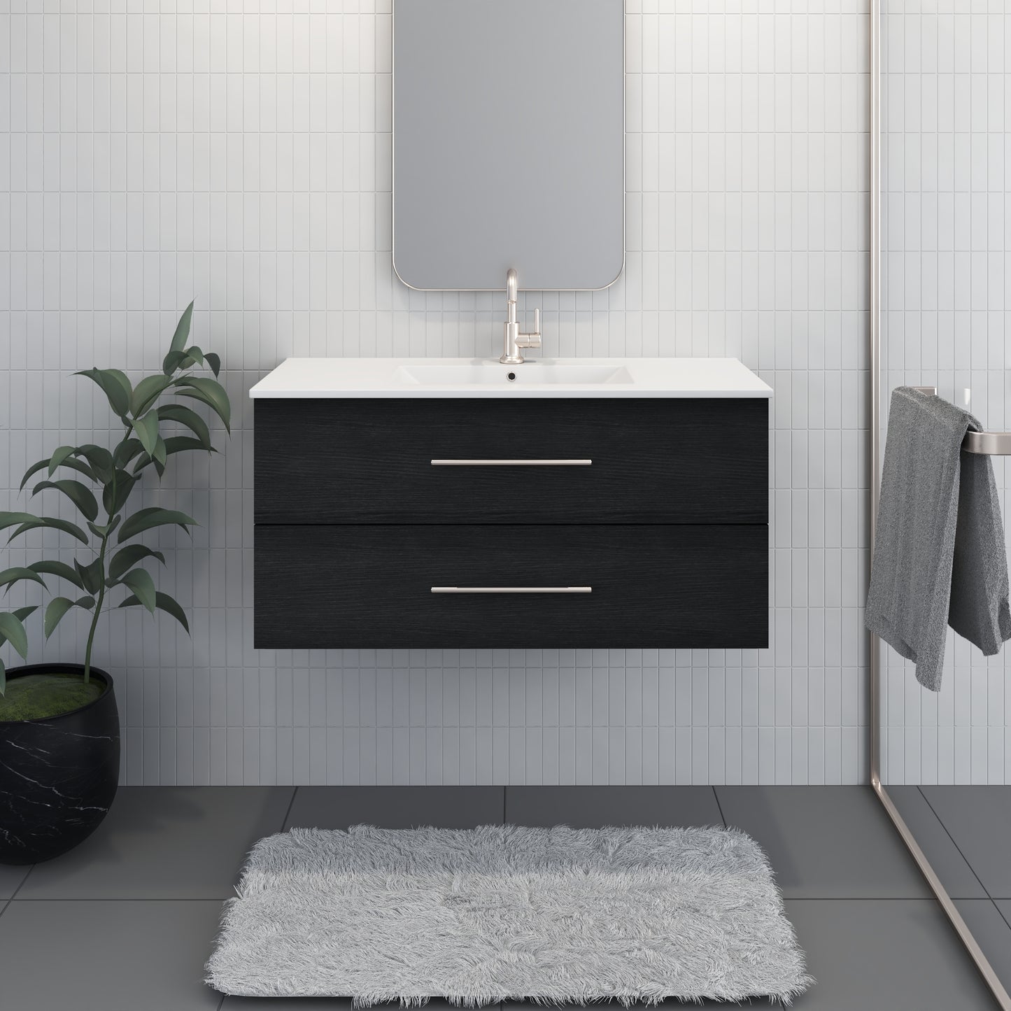 Napa 40" Bathroom Vanity with integrated counter top