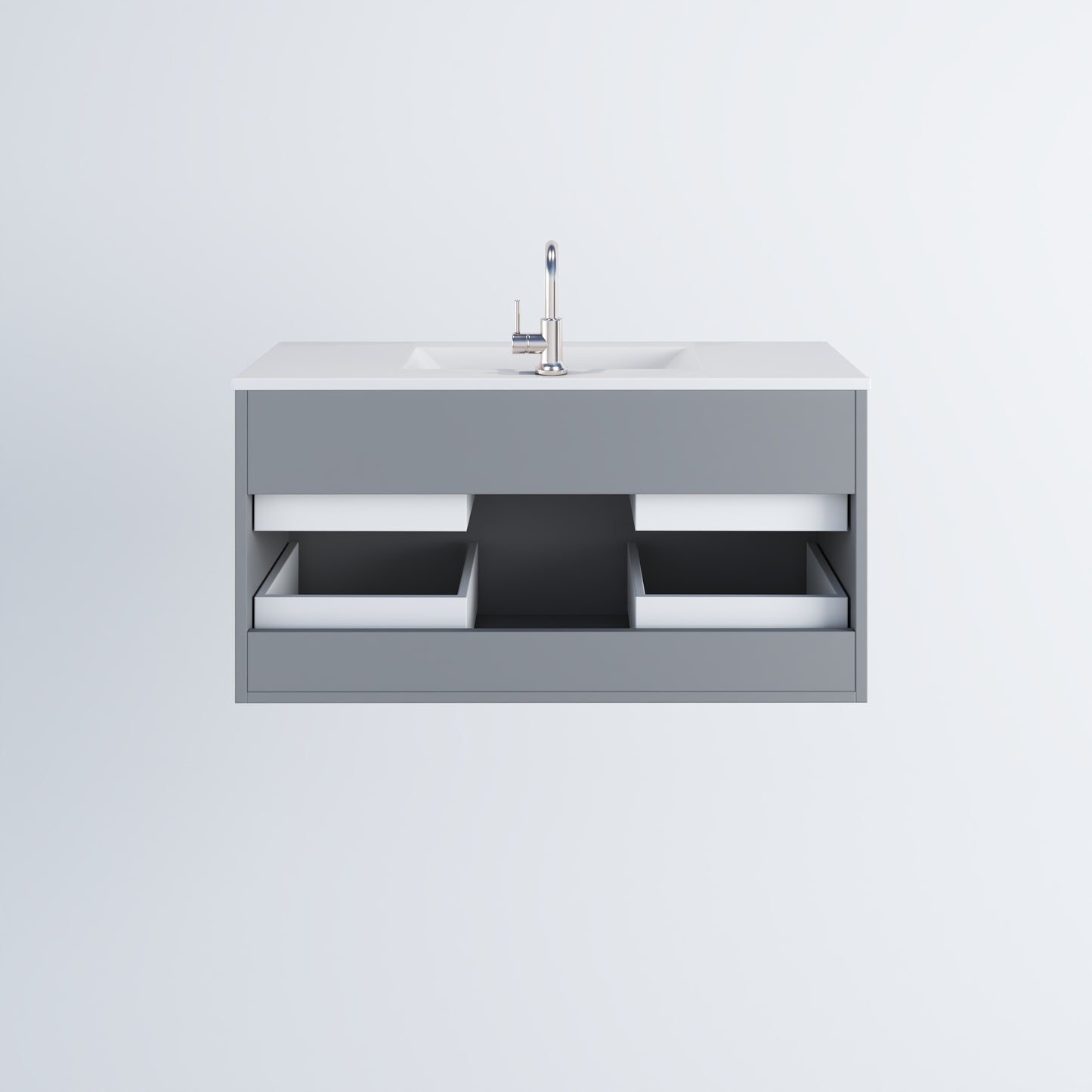 Napa 40" Bathroom Vanity with integrated counter top