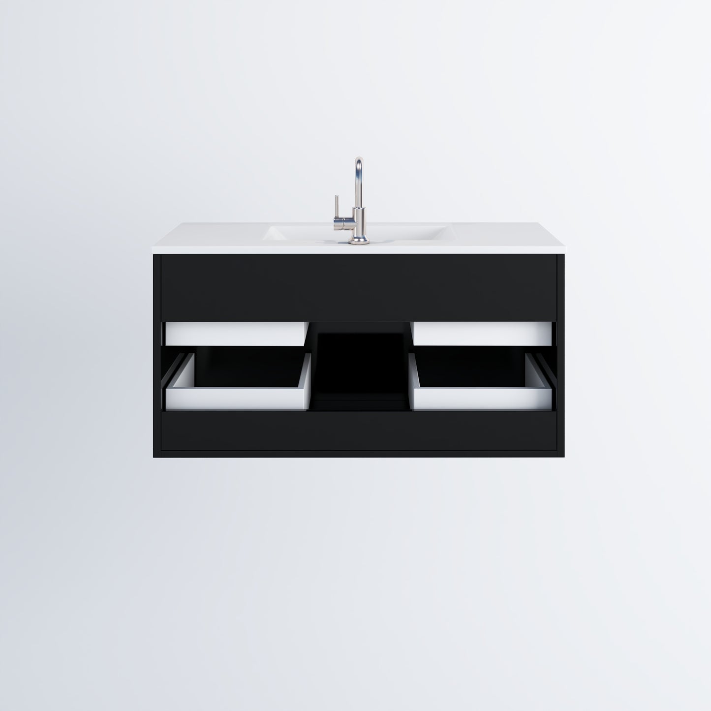 Napa 40" Bathroom Vanity with integrated counter top