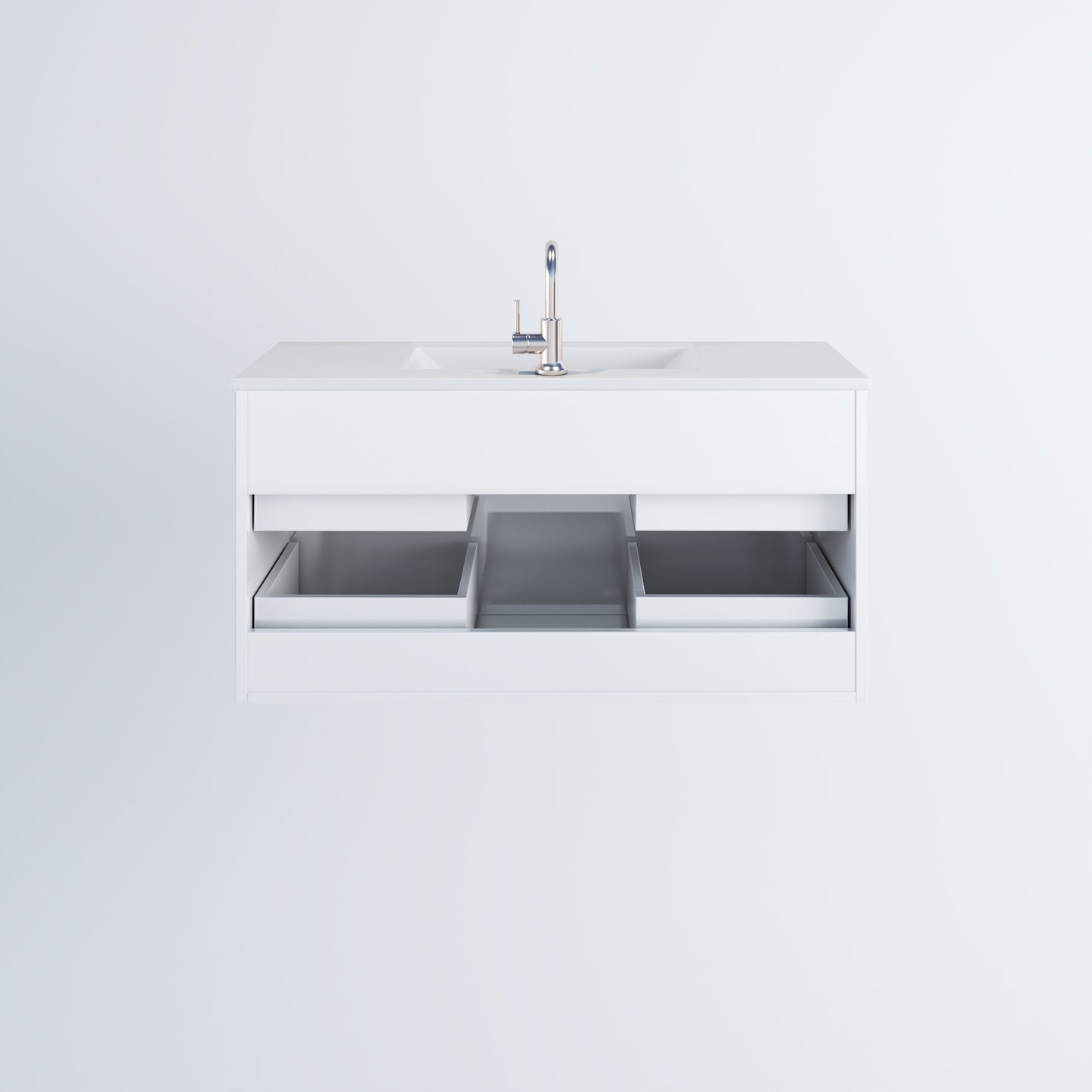Napa 40" Bathroom Vanity with integrated counter top