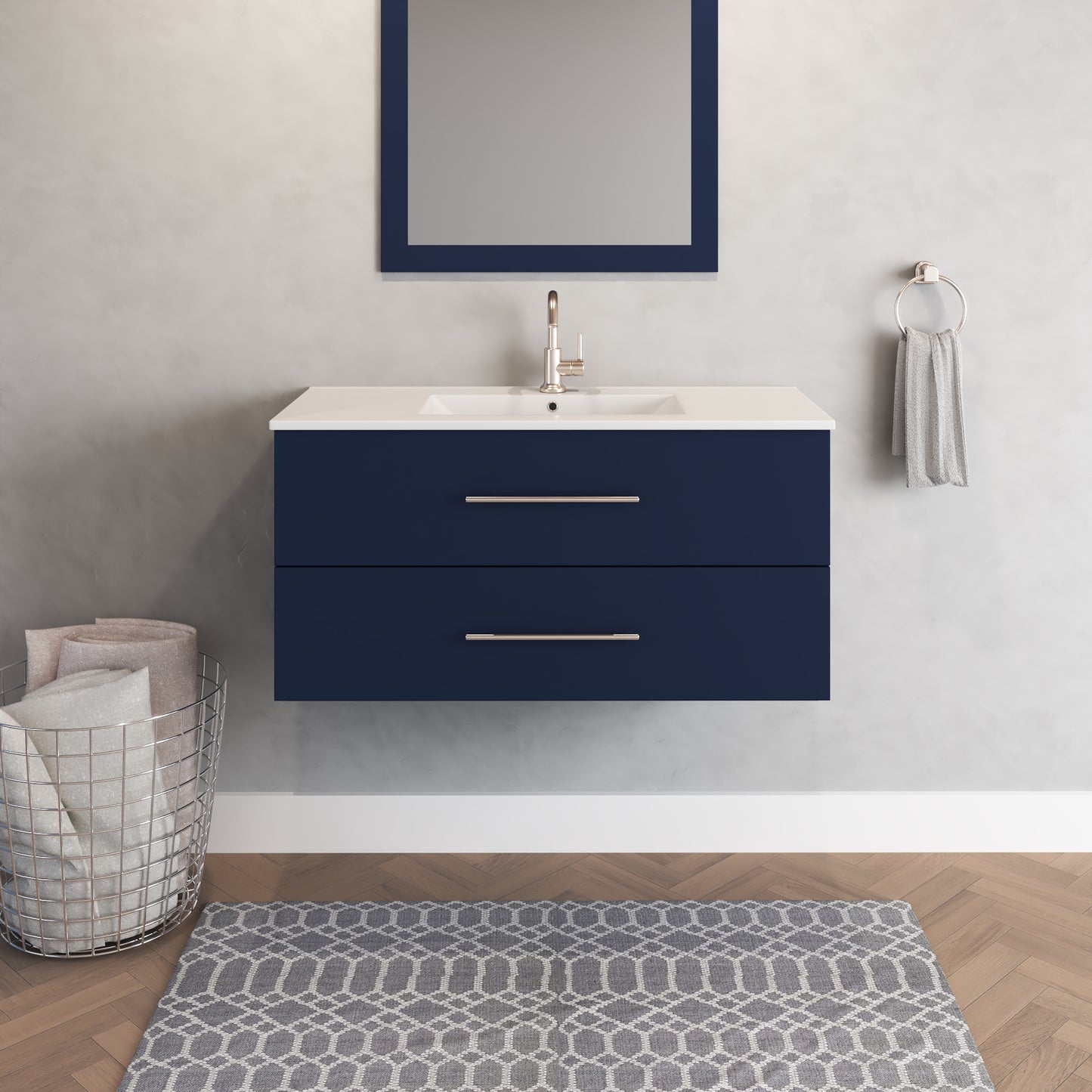 Napa 40" Bathroom Vanity with integrated counter top