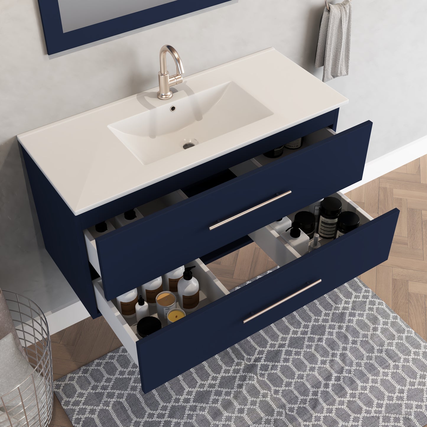 Napa 40" Bathroom Vanity with integrated counter top