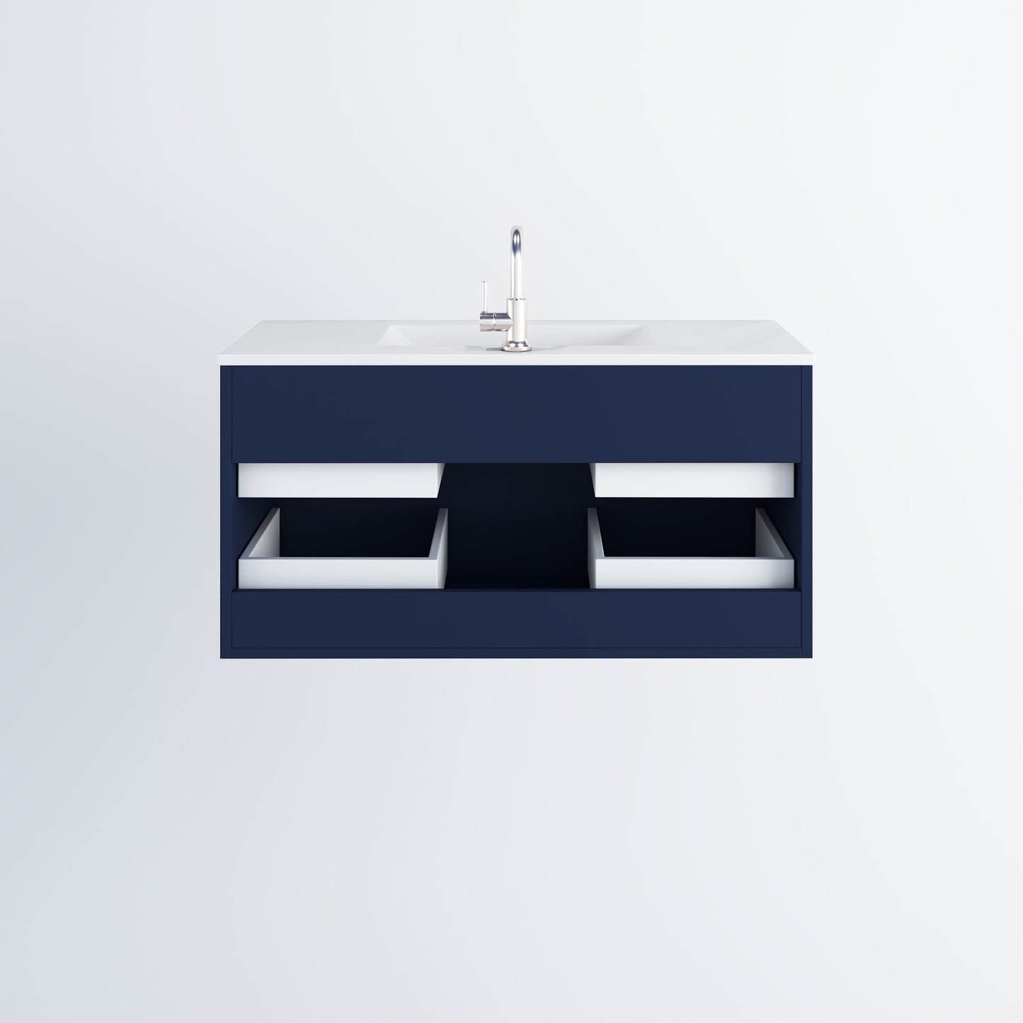 Napa 40" Bathroom Vanity with integrated counter top