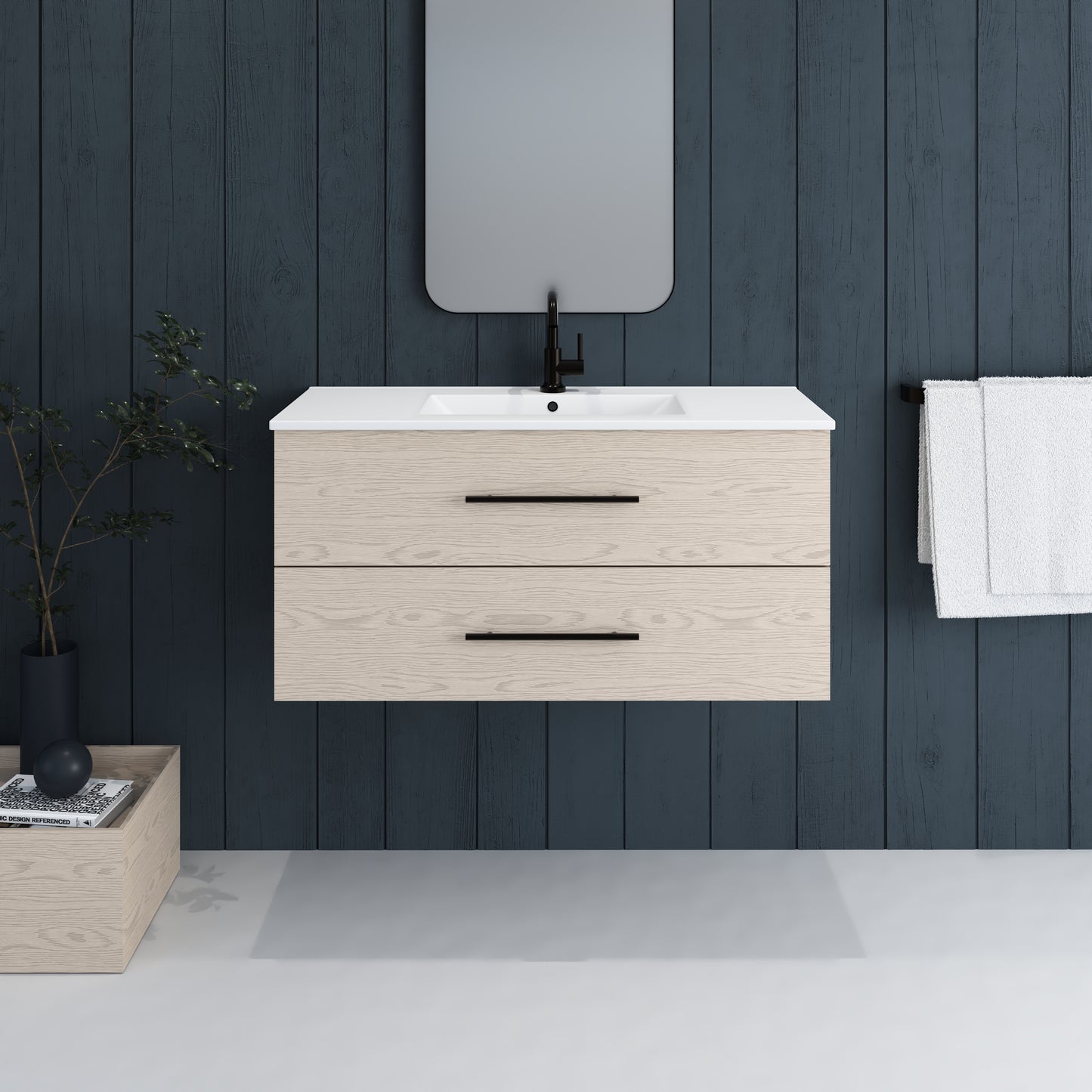 Napa 40" Bathroom Vanity with integrated counter top