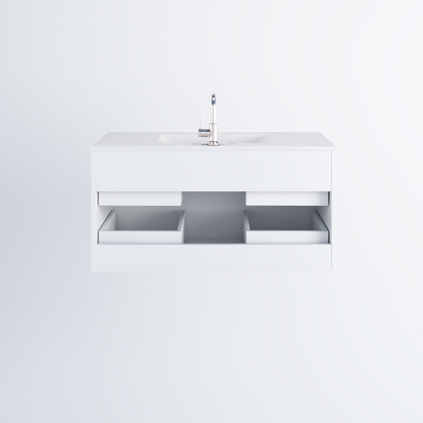 Napa 40" Bathroom Vanity with integrated counter top
