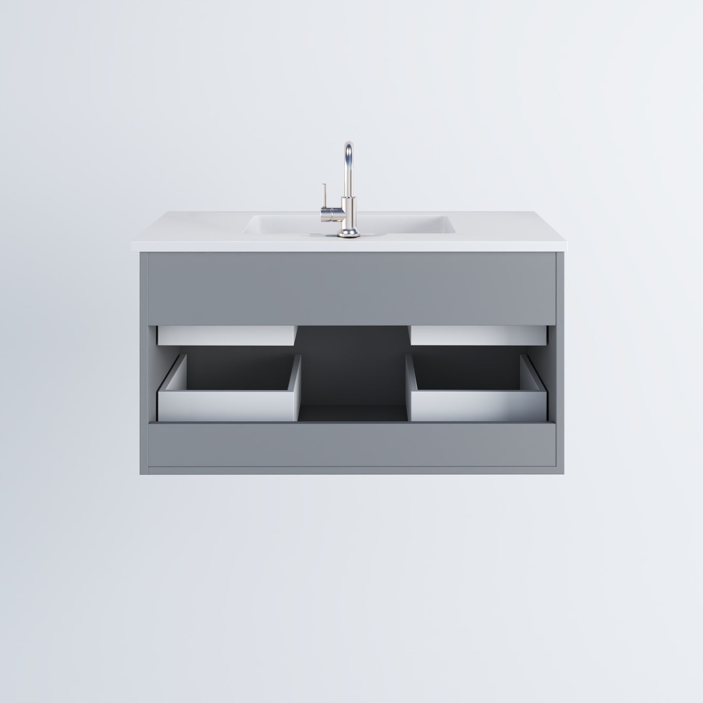 Napa 40" Bathroom Vanity with integrated counter top