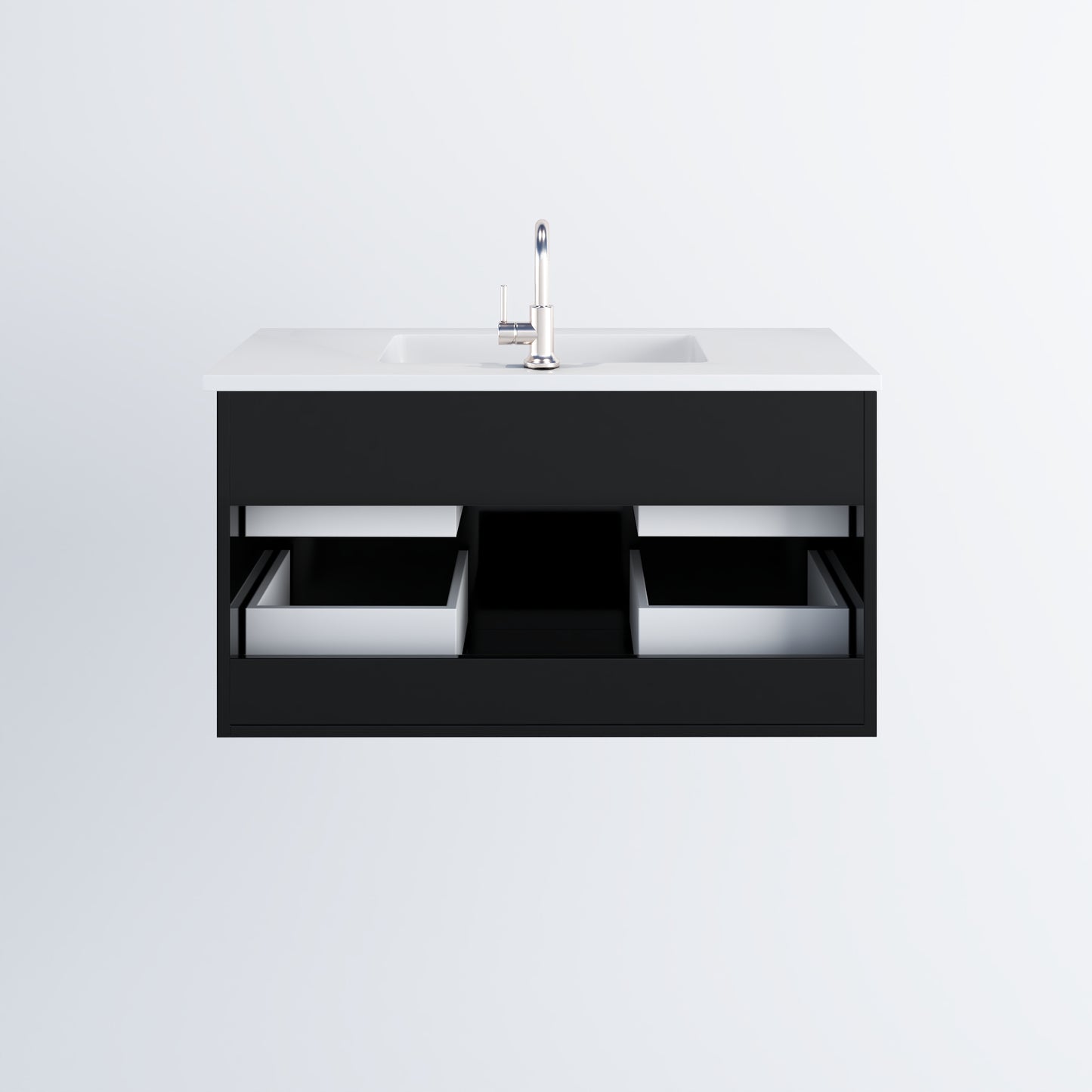 Napa 40" Bathroom Vanity with integrated counter top