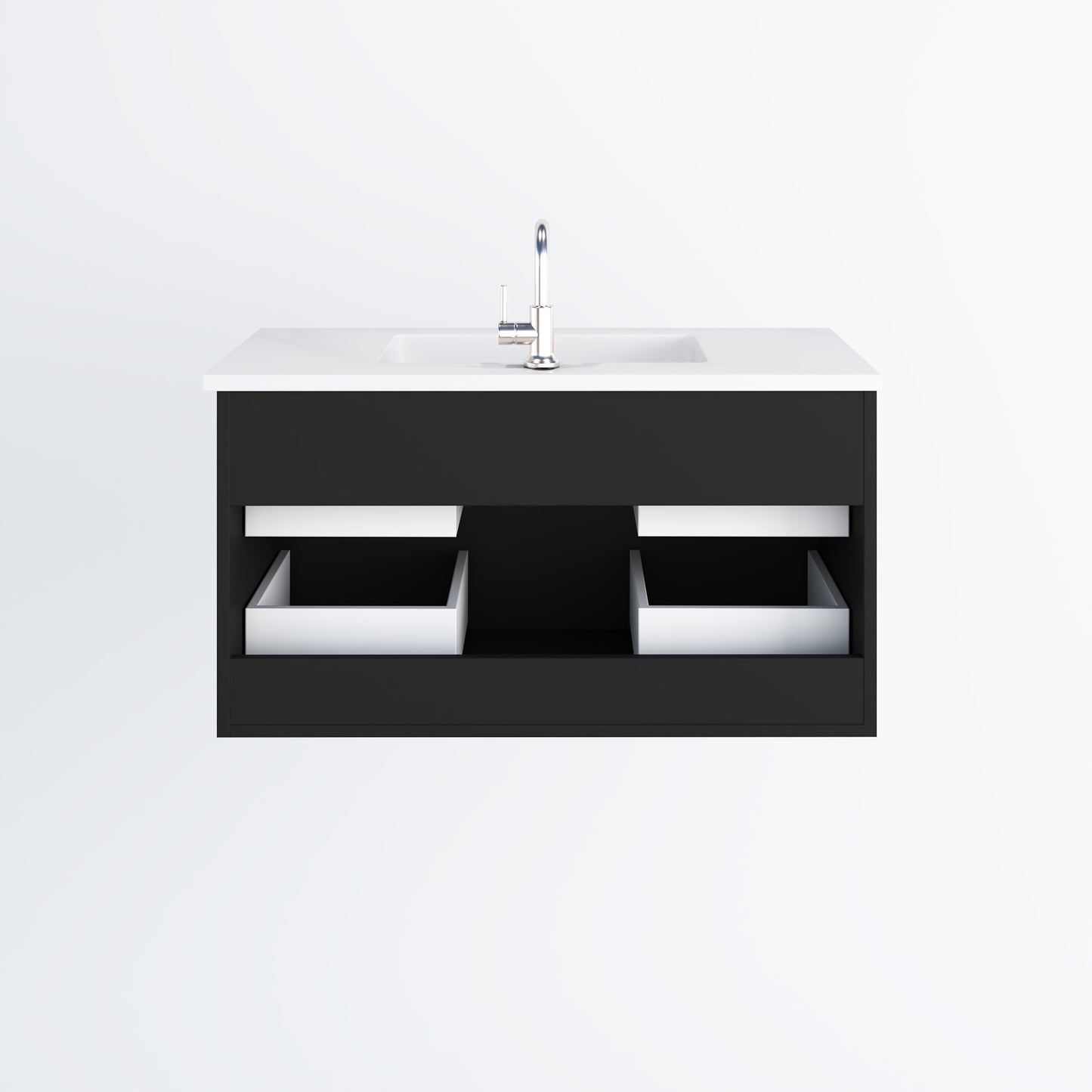 Napa 40" Bathroom Vanity with integrated counter top
