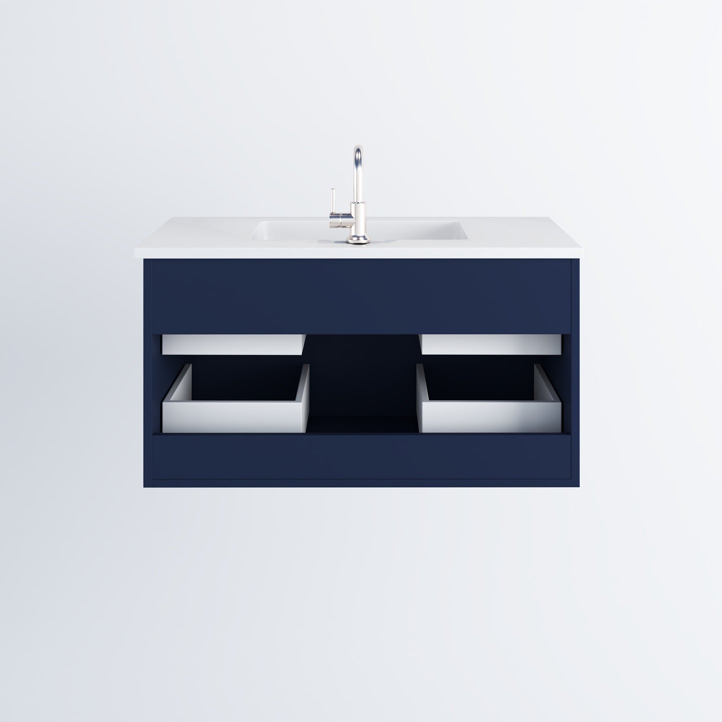 Napa 40" Bathroom Vanity with integrated counter top