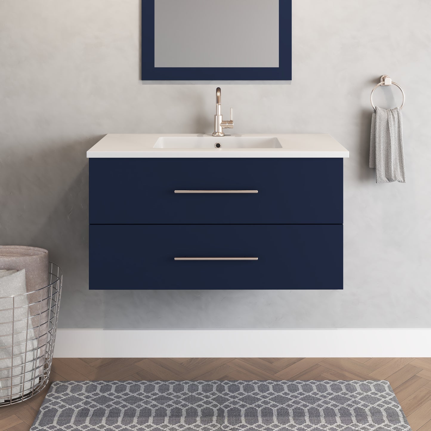 Napa 40" Bathroom Vanity with integrated counter top