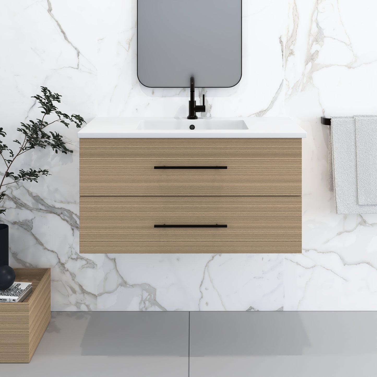 Napa 40" Bathroom Vanity with integrated counter top