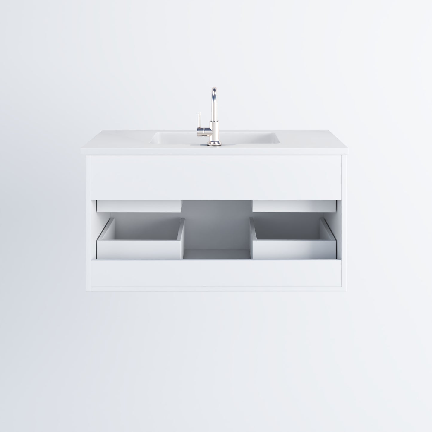 Napa 40" Bathroom Vanity with integrated counter top