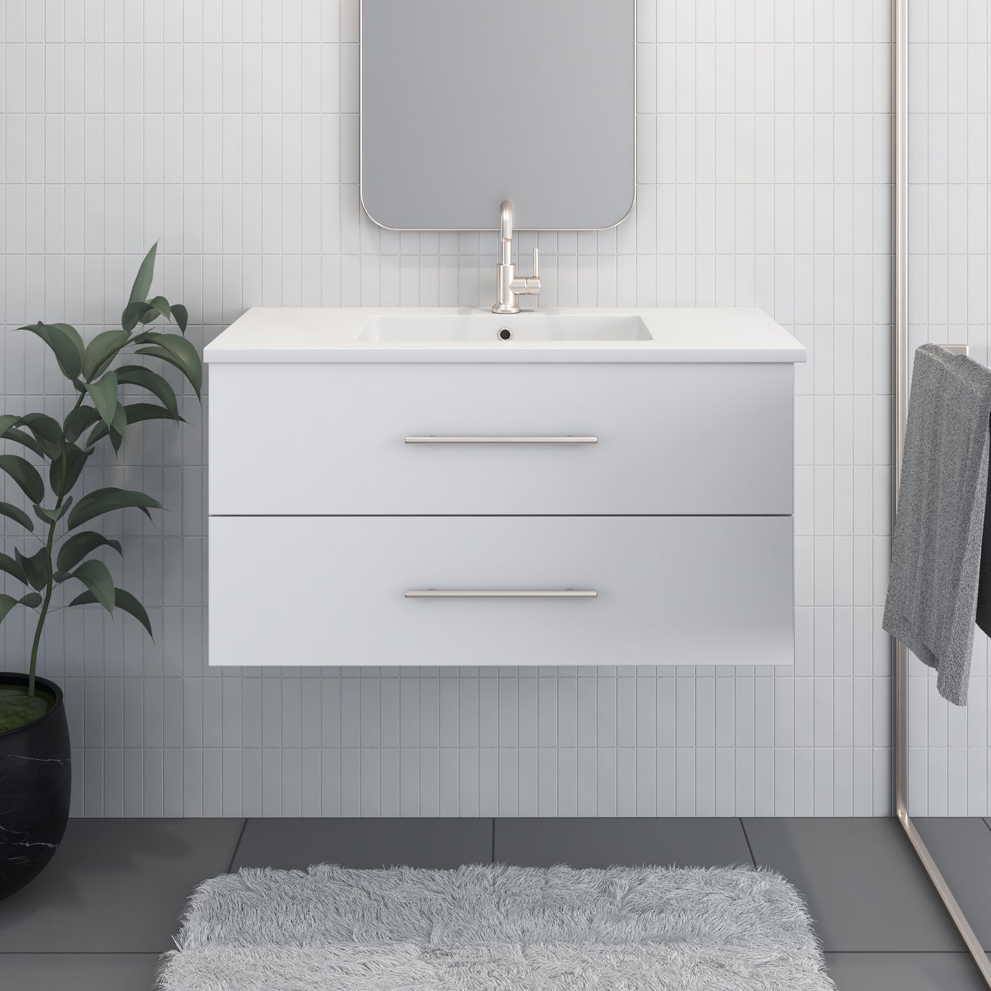 Napa 40" Bathroom Vanity with integrated counter top