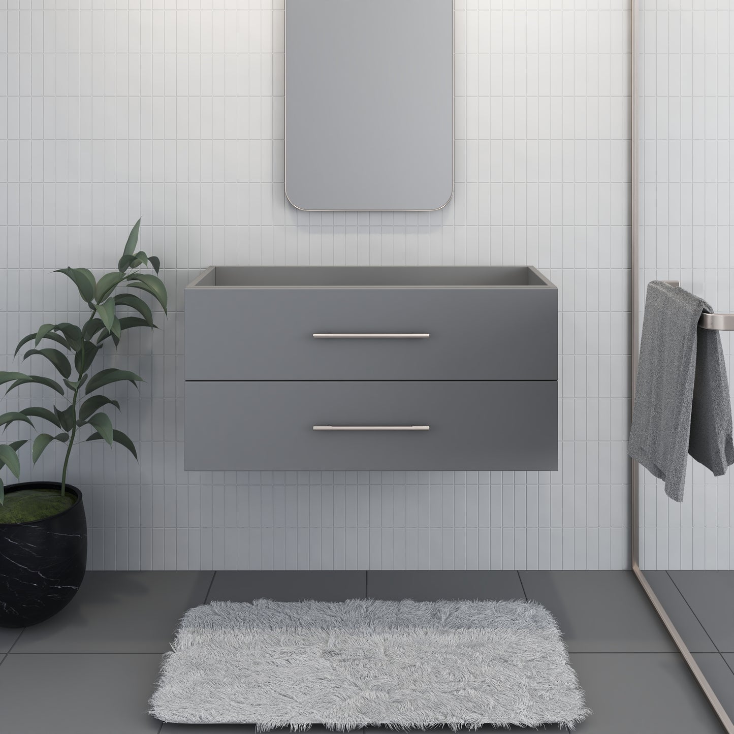 Napa 42" Bathroom Vanity Cabinet Only