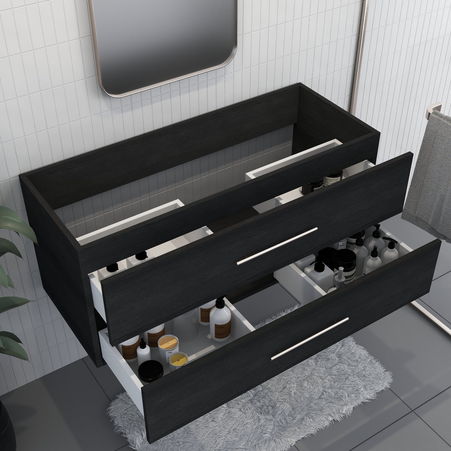Napa 48" Bathroom Vanity Cabinet Only