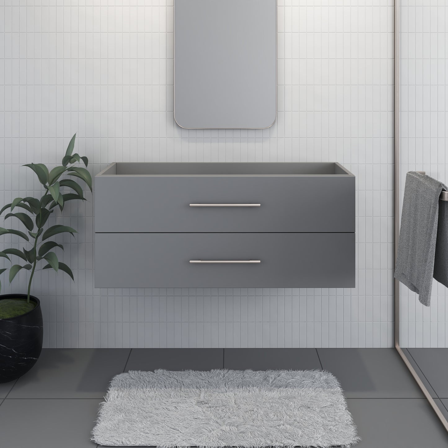Napa 48" Bathroom Vanity Cabinet Only