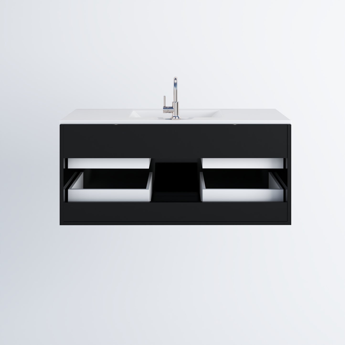 Napa 48" Bathroom Vanity with integrated counter top