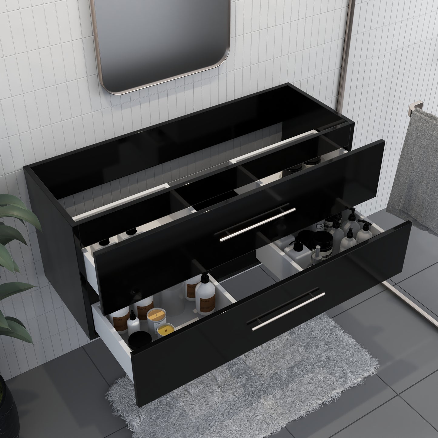 Napa 48" Bathroom Vanity Cabinet Only
