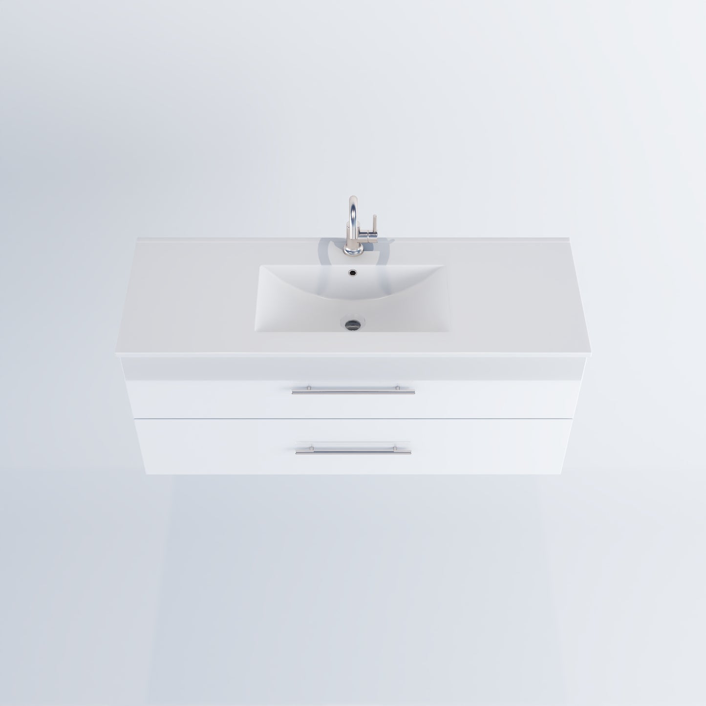 Napa 48" Bathroom Vanity with integrated counter top