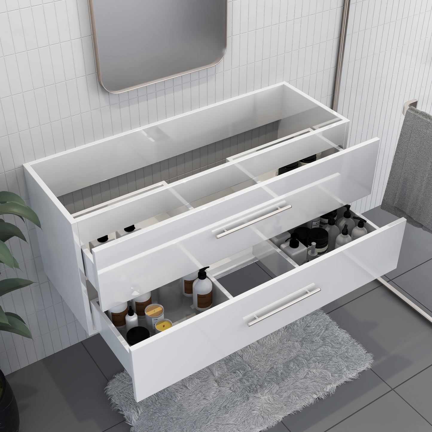 Napa 48" Bathroom Vanity Cabinet Only
