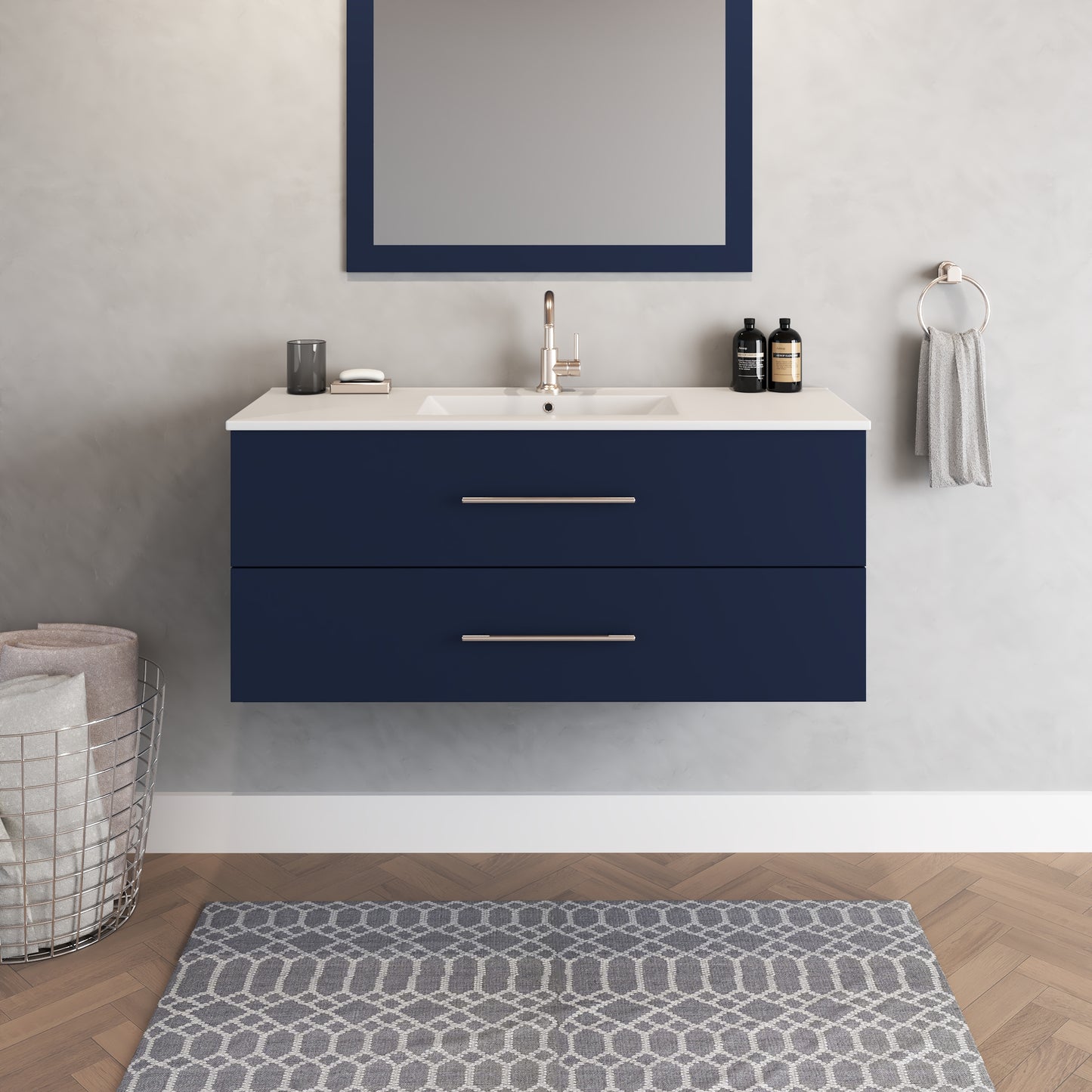 Napa 48" Bathroom Vanity with integrated counter top