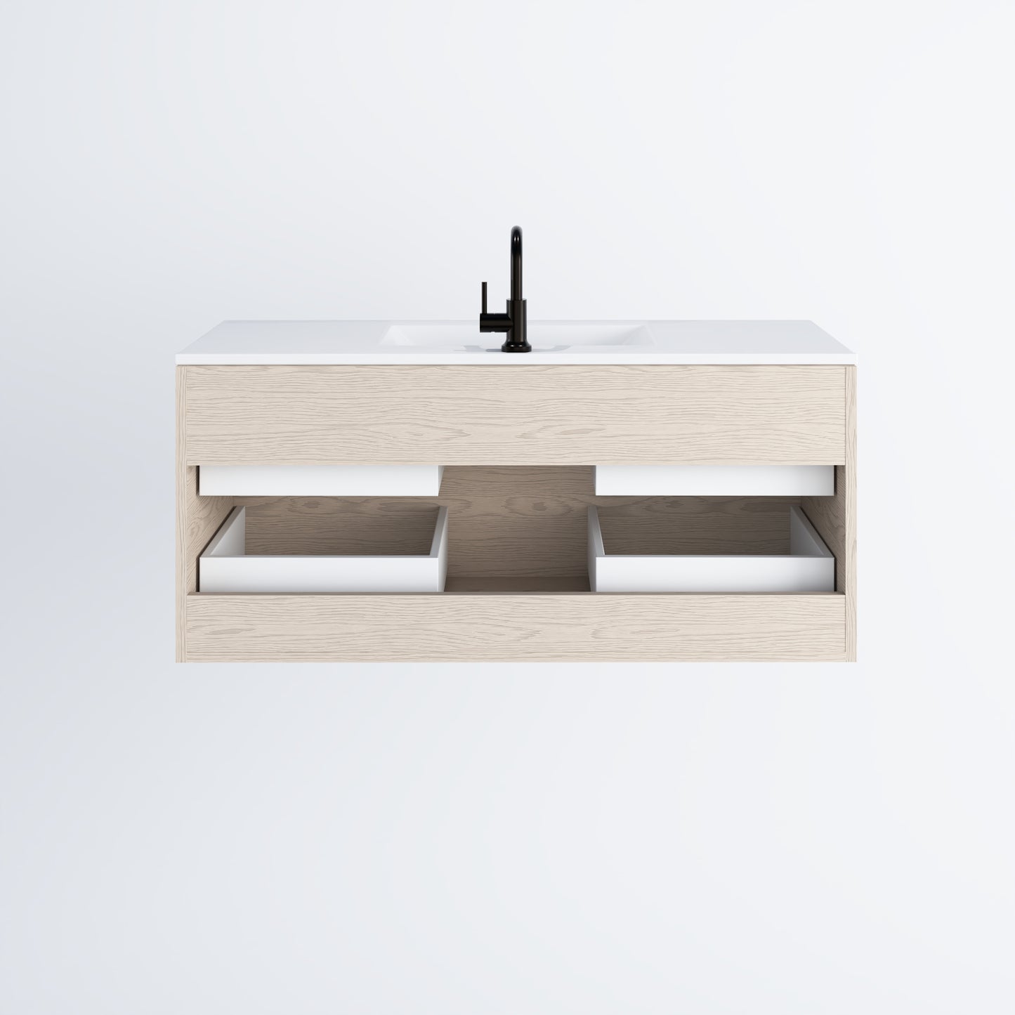 Napa 48" Bathroom Vanity with integrated counter top