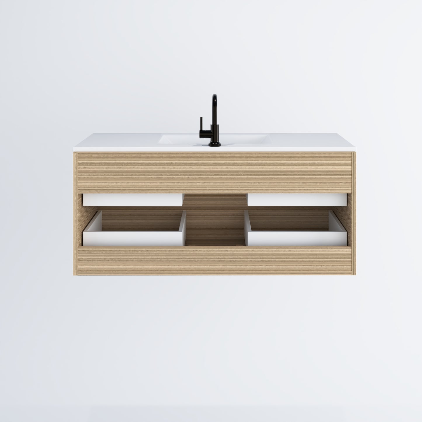 Napa 48" Bathroom Vanity with integrated counter top