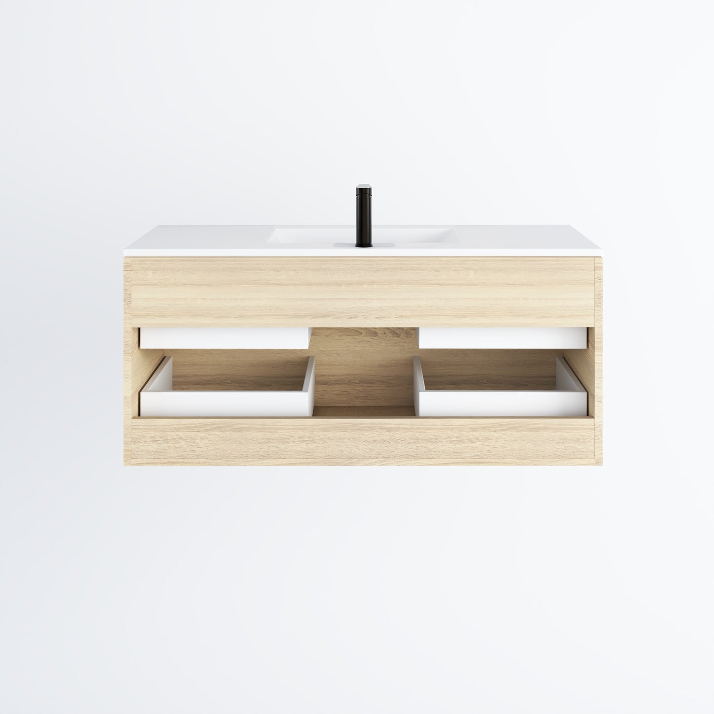 Napa 48" Bathroom Vanity with integrated counter top