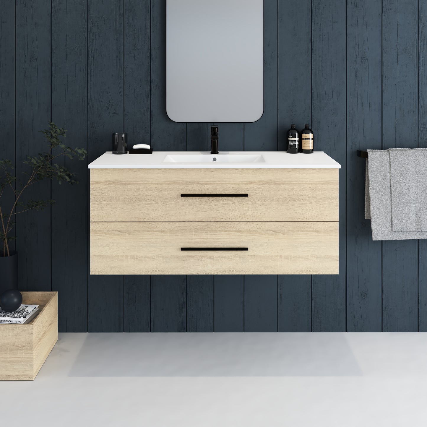Napa 48" Bathroom Vanity with integrated counter top