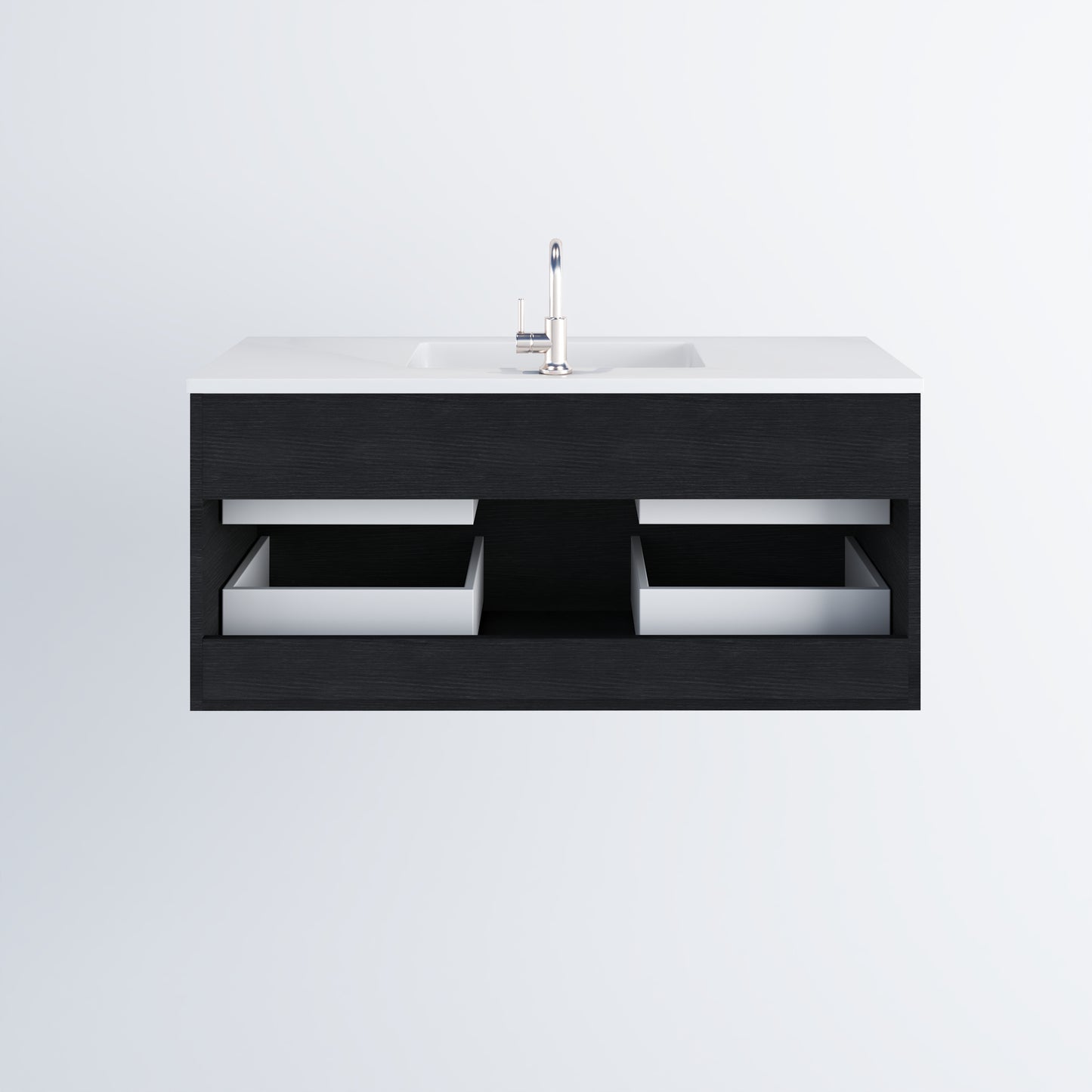 Napa 48" Bathroom Vanity with integrated counter top