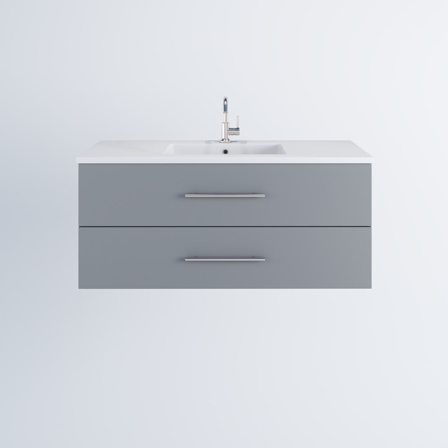 Napa 48" Bathroom Vanity with integrated counter top