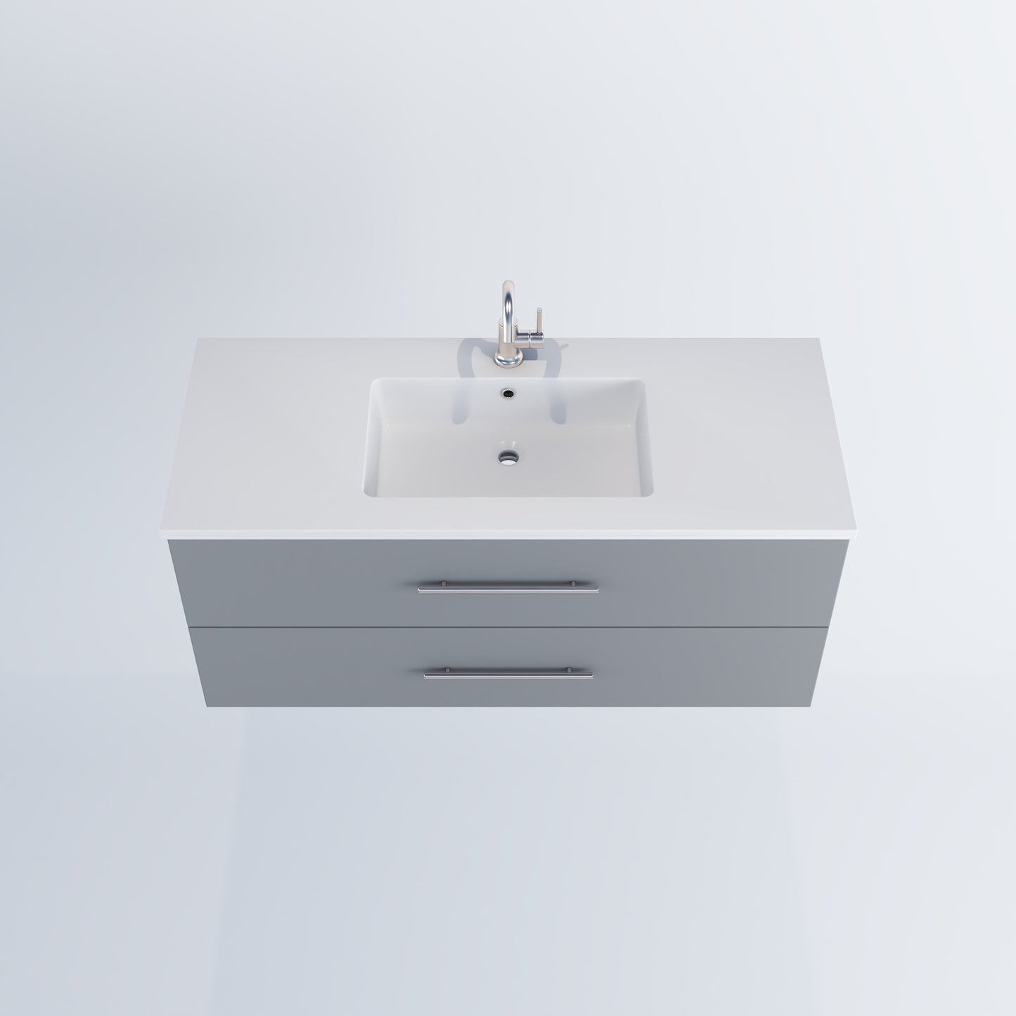 Napa 48" Bathroom Vanity with integrated counter top