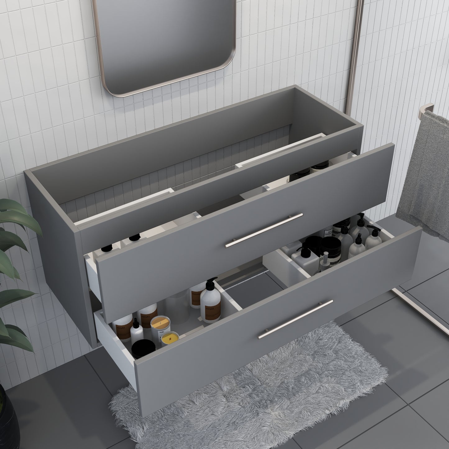Napa 48" Bathroom Vanity Cabinet Only