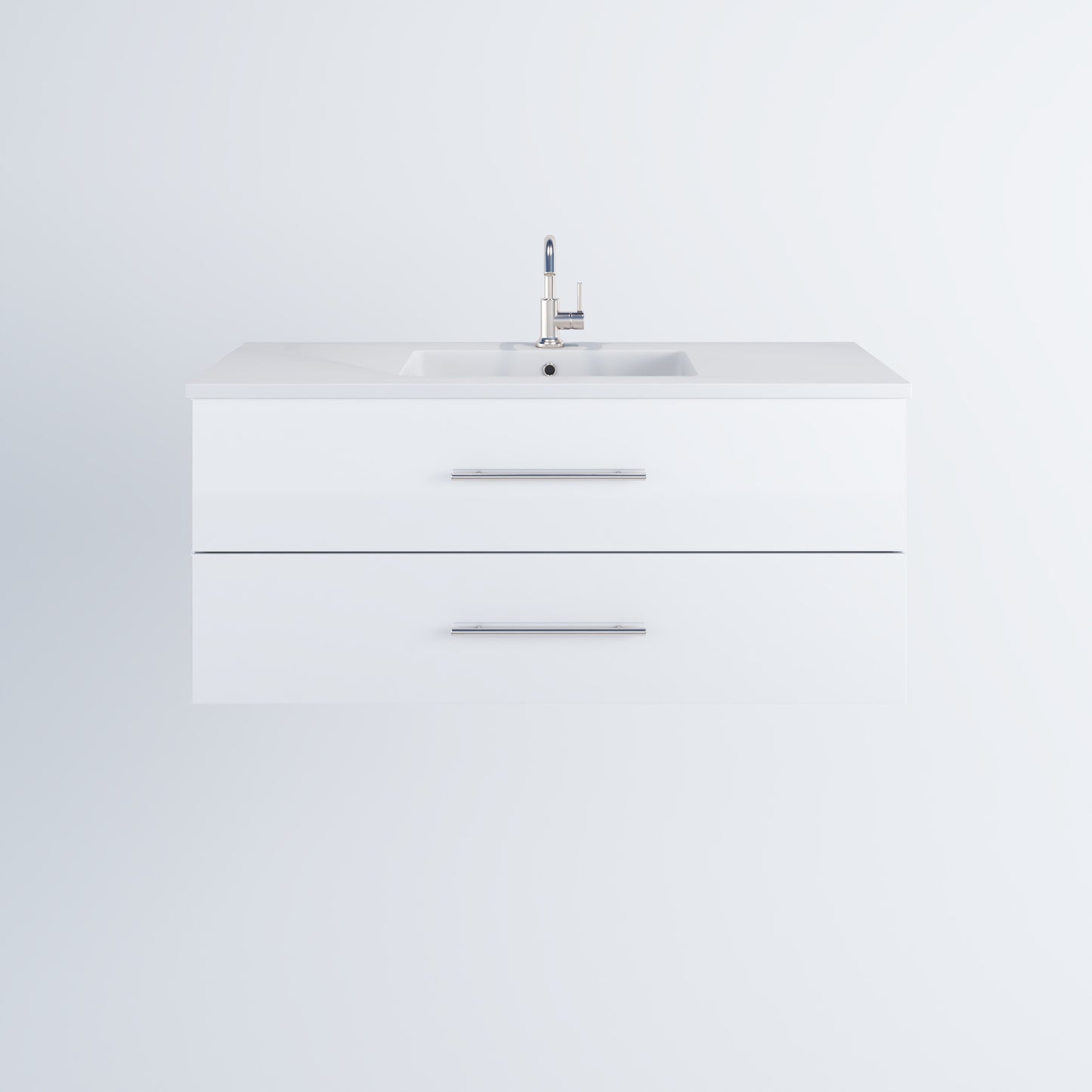 Napa 48" Bathroom Vanity with integrated counter top