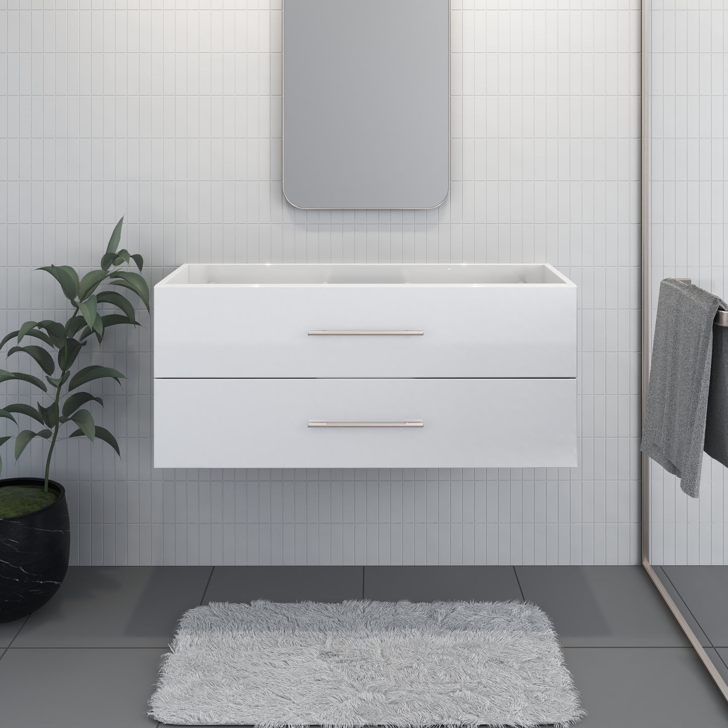 Napa 48" Bathroom Vanity Cabinet Only