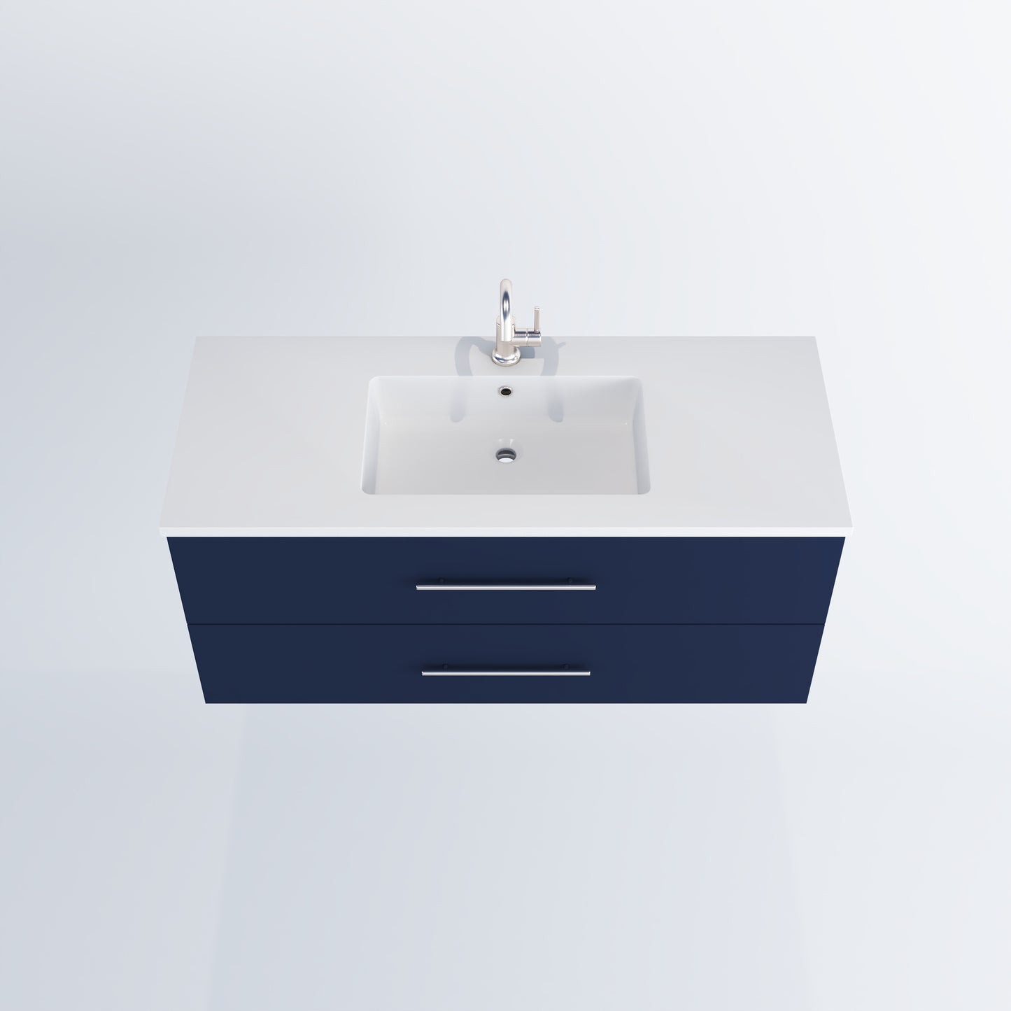 Napa 48" Bathroom Vanity with integrated counter top