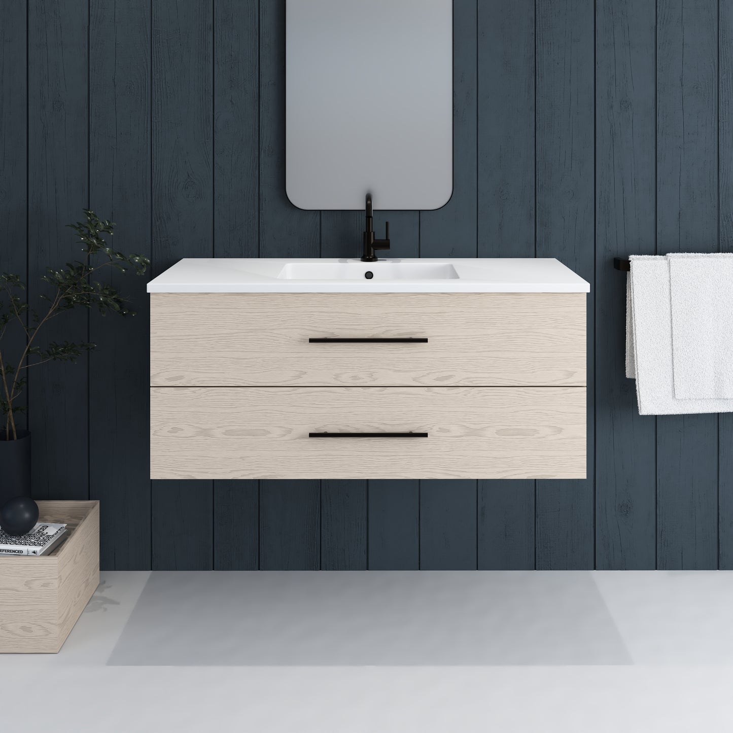 Napa 48" Bathroom Vanity with integrated counter top