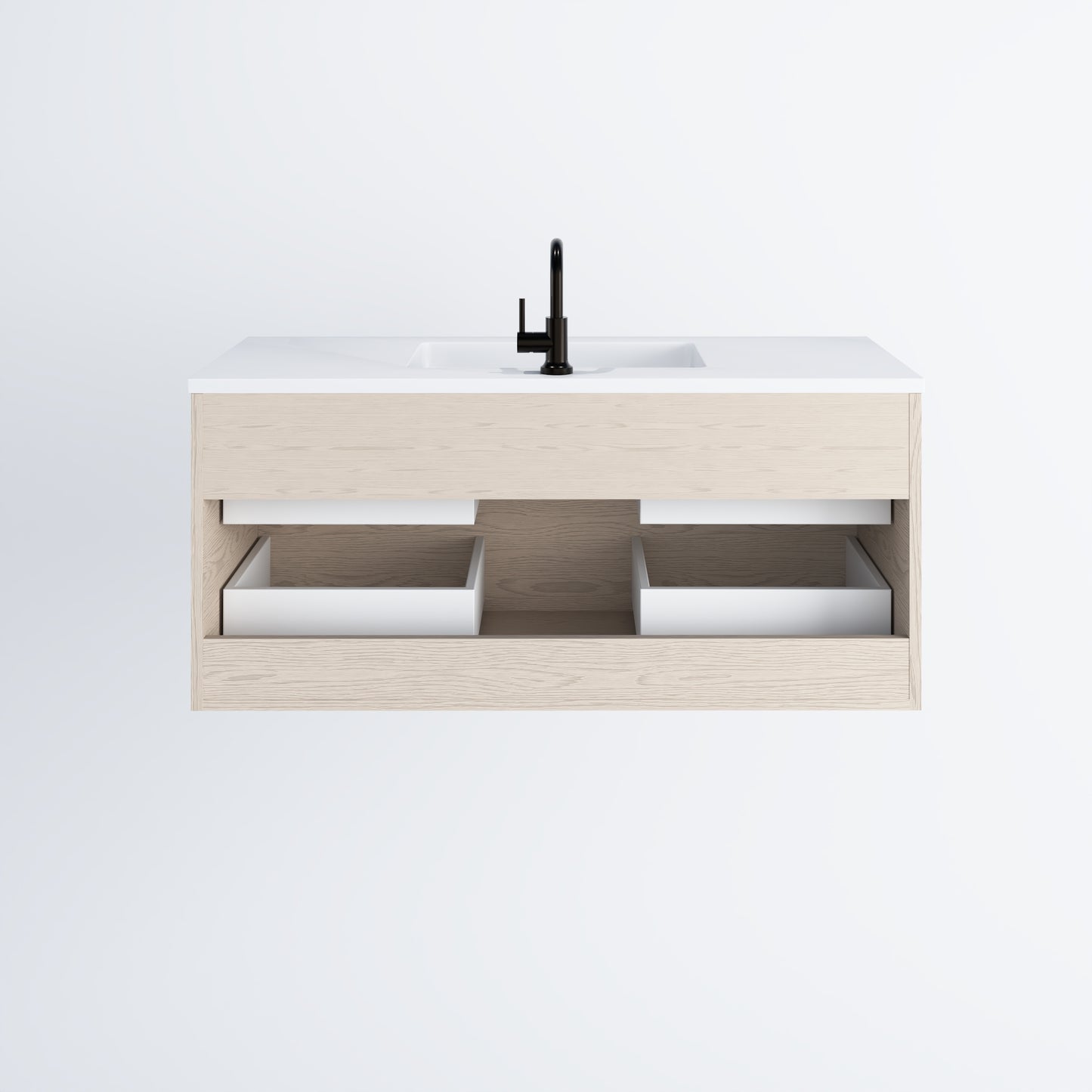 Napa 48" Bathroom Vanity with integrated counter top
